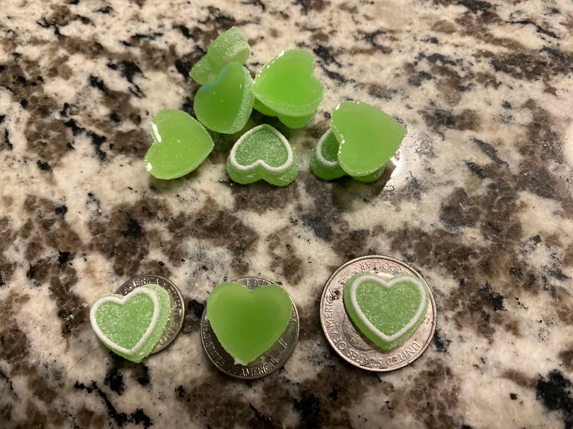 Icing Candy Resin Hearts image 4