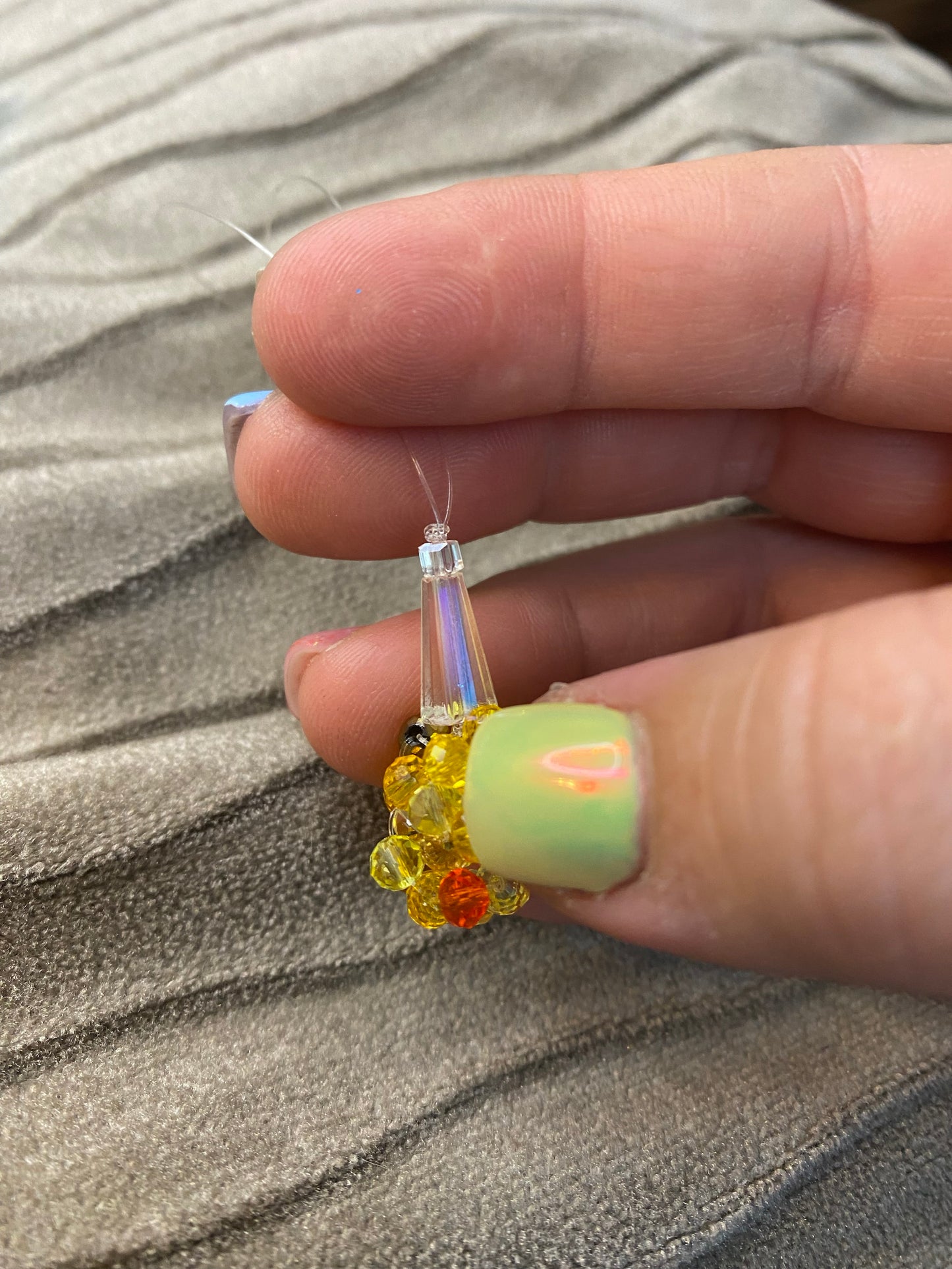 Sparkling 4mm Glass Bead Clusters image 1