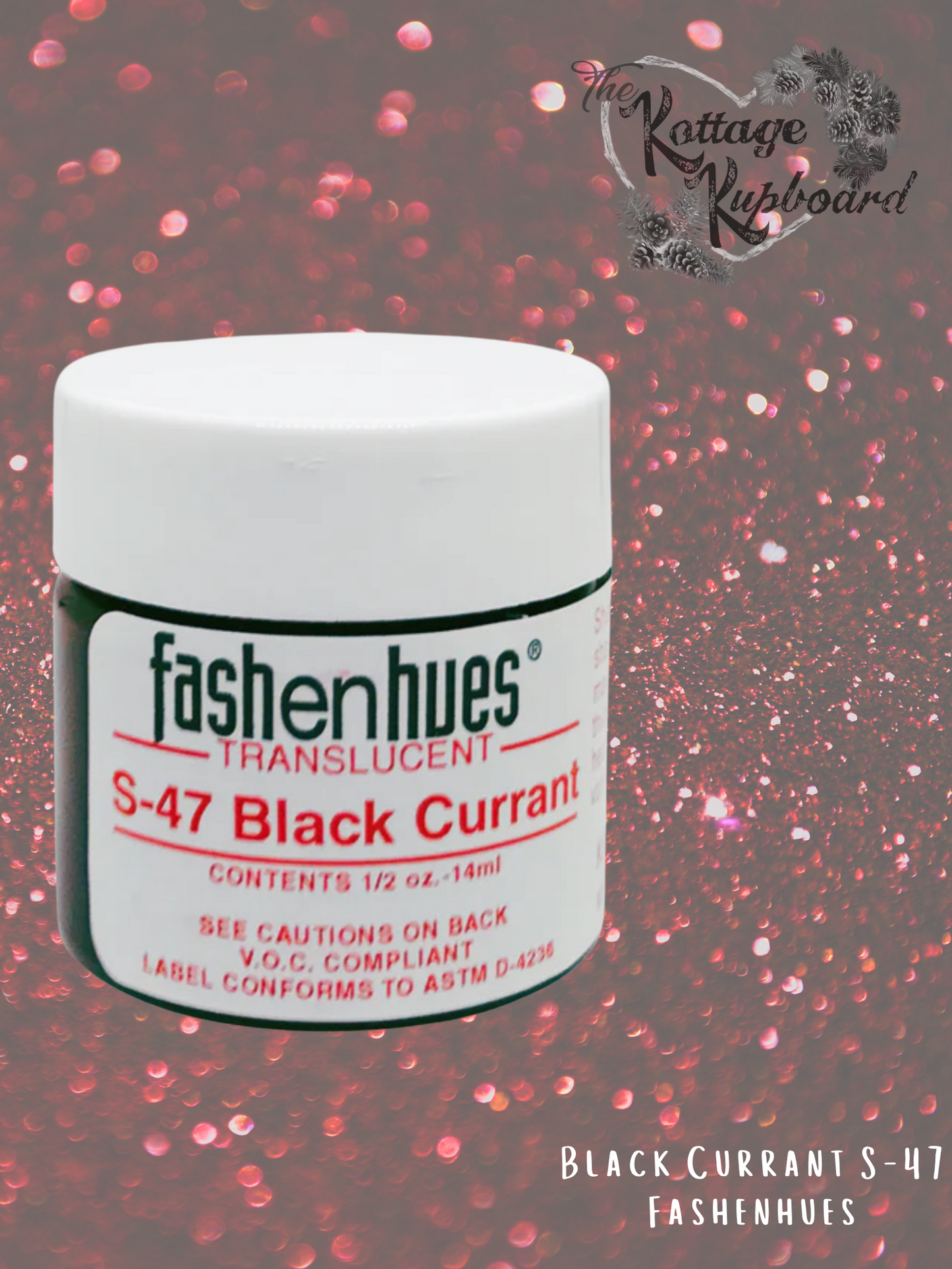 Fashenhues Translucent Stains - Black Currant S-47, 0.5 oz image