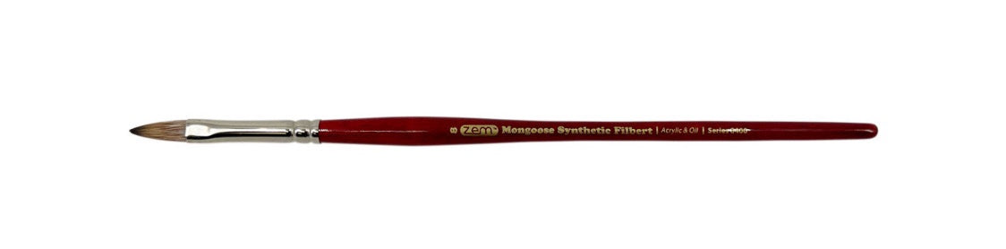Mongoose Synthetic Filbert Brush - 10 image