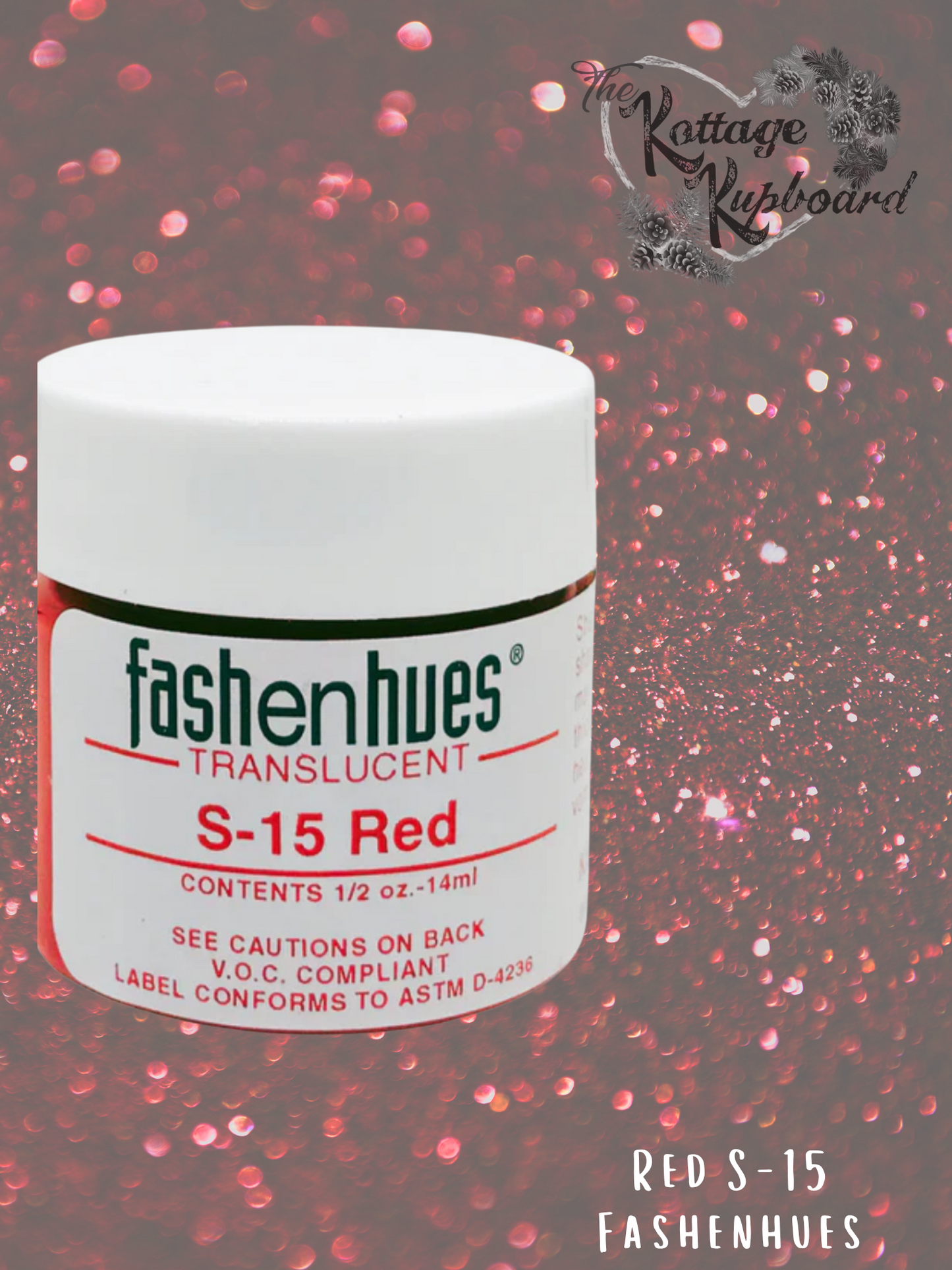 Fashenhues Translucent Stains - Red S-15, 0.5 oz image