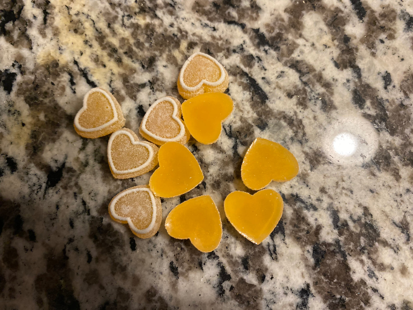 Icing Candy Resin Hearts image