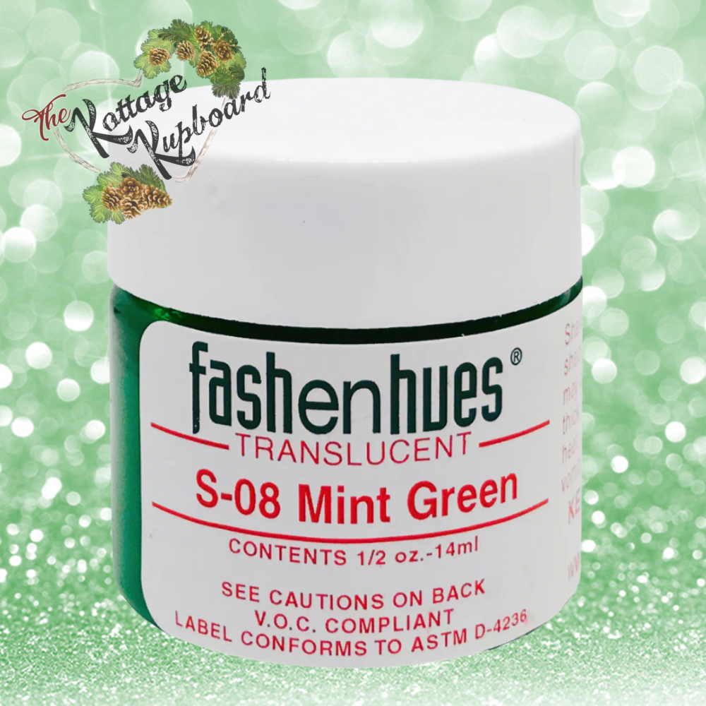 Fashenhues Translucent Stains - Mint Green S-08, 2.0 oz image