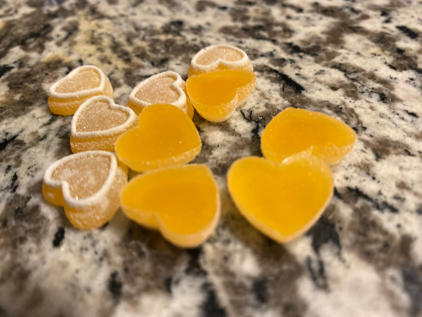 Icing Candy Resin Hearts image