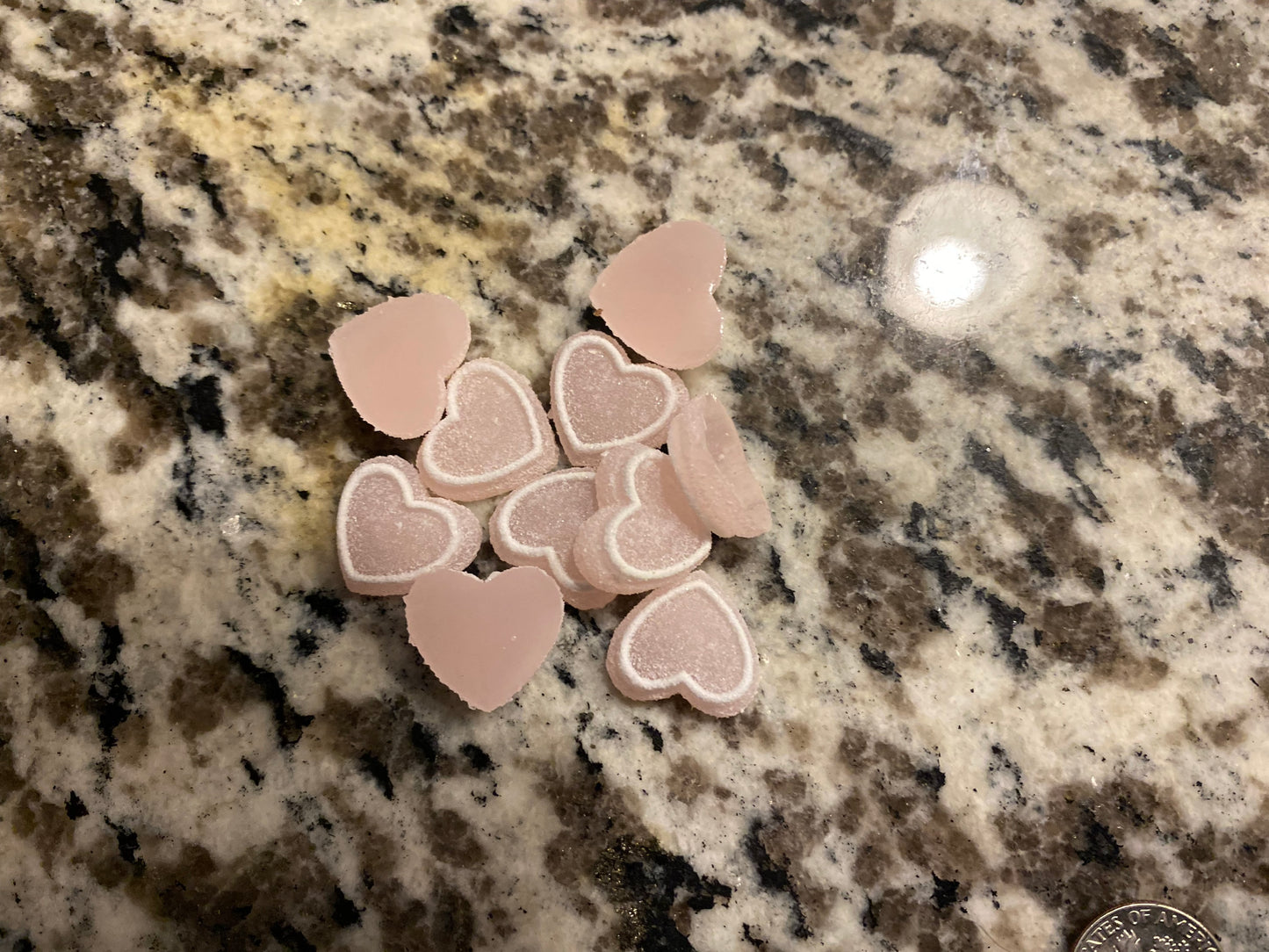 Icing Candy Resin Hearts image 1