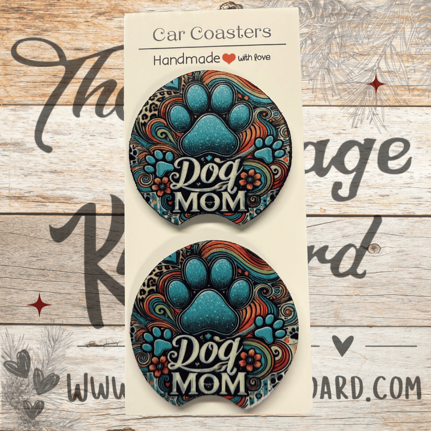 Neoprene Car Coaster Set