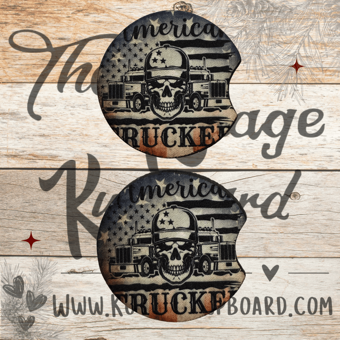 Neoprene Car Coaster Set