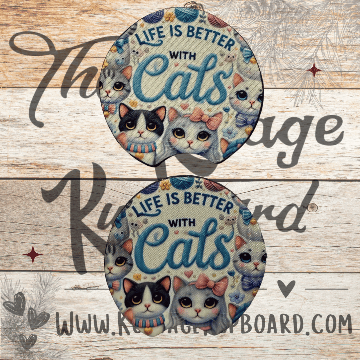 Neoprene Car Coaster Set