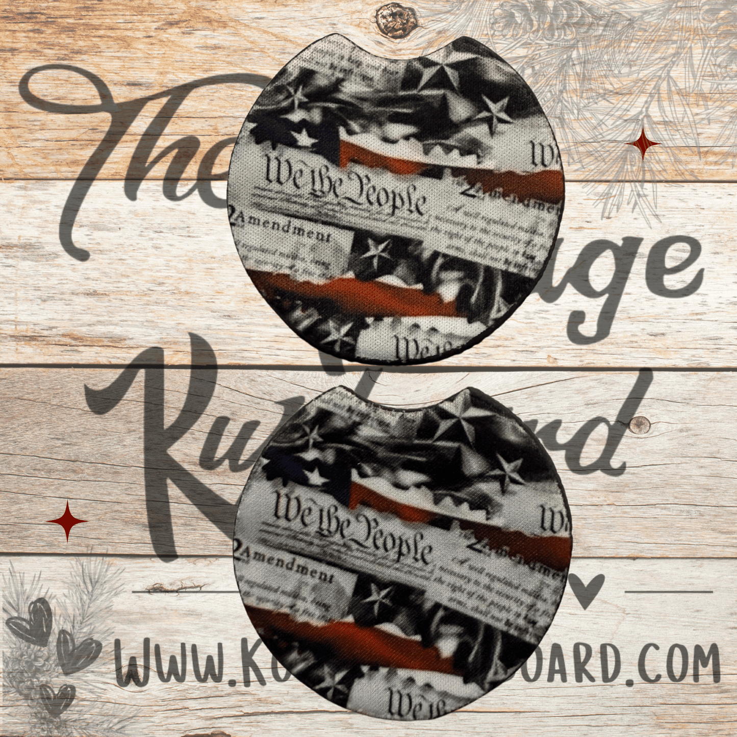 Neoprene Car Coaster Set