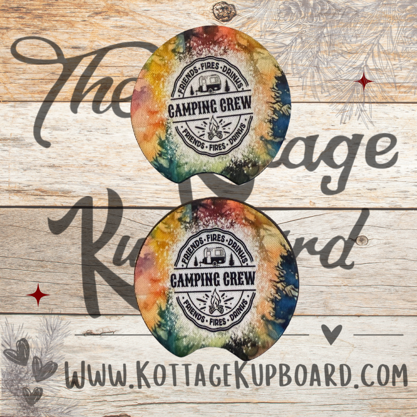 Neoprene Car Coaster Set