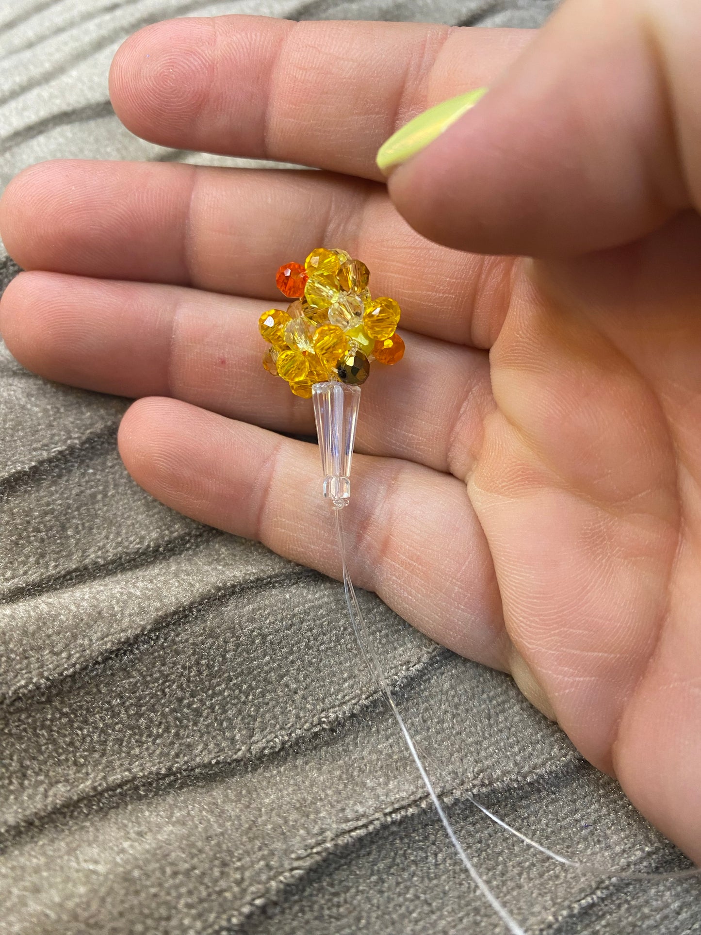 Sparkling 4mm Glass Bead Clusters image 2