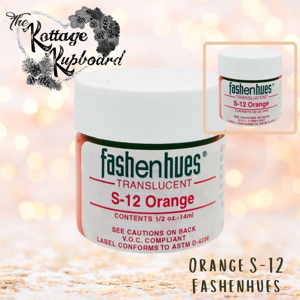 Fashenhues Translucent Stains - Orange S-12, 0.5 oz image