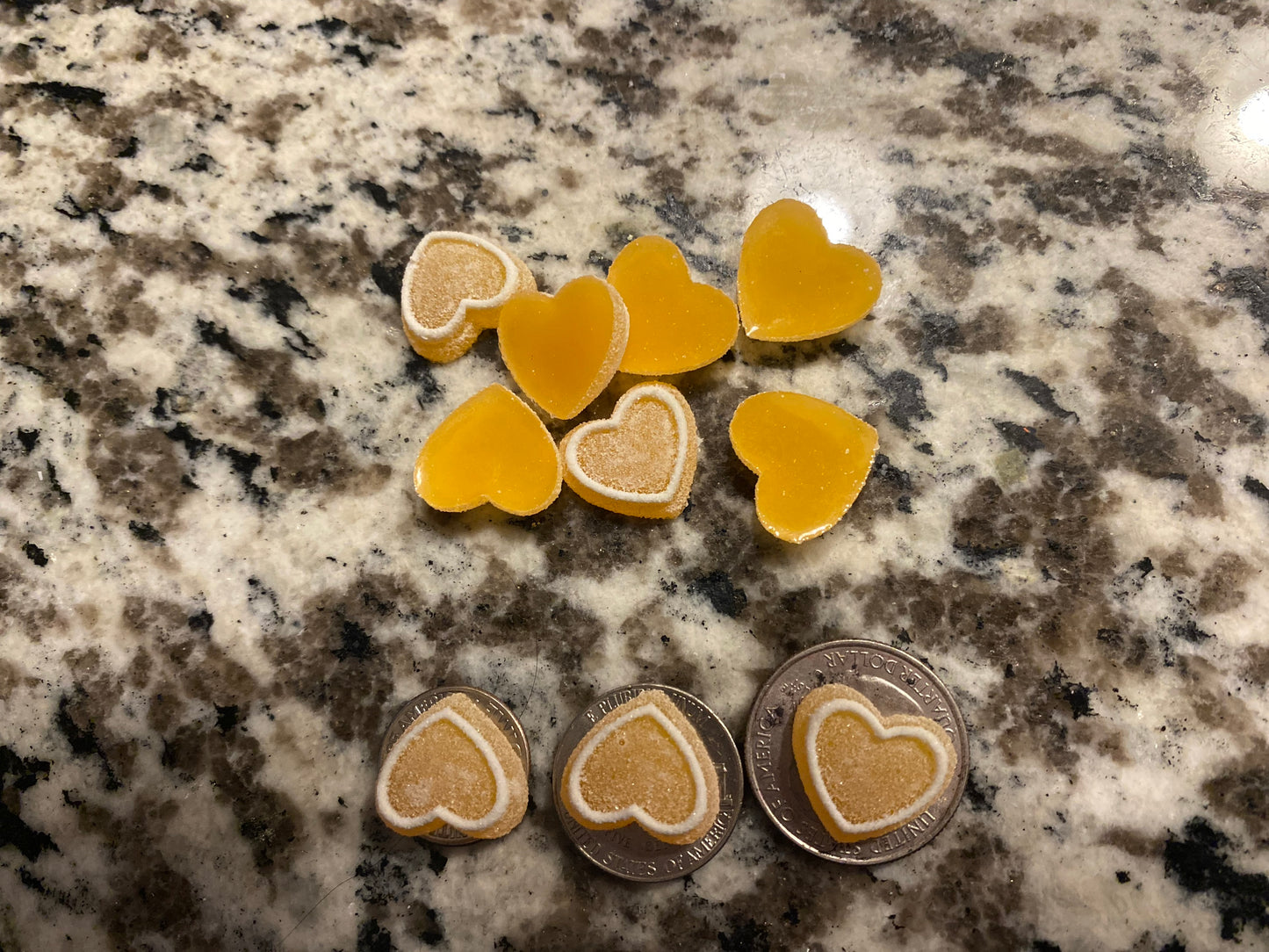 Icing Candy Resin Hearts image